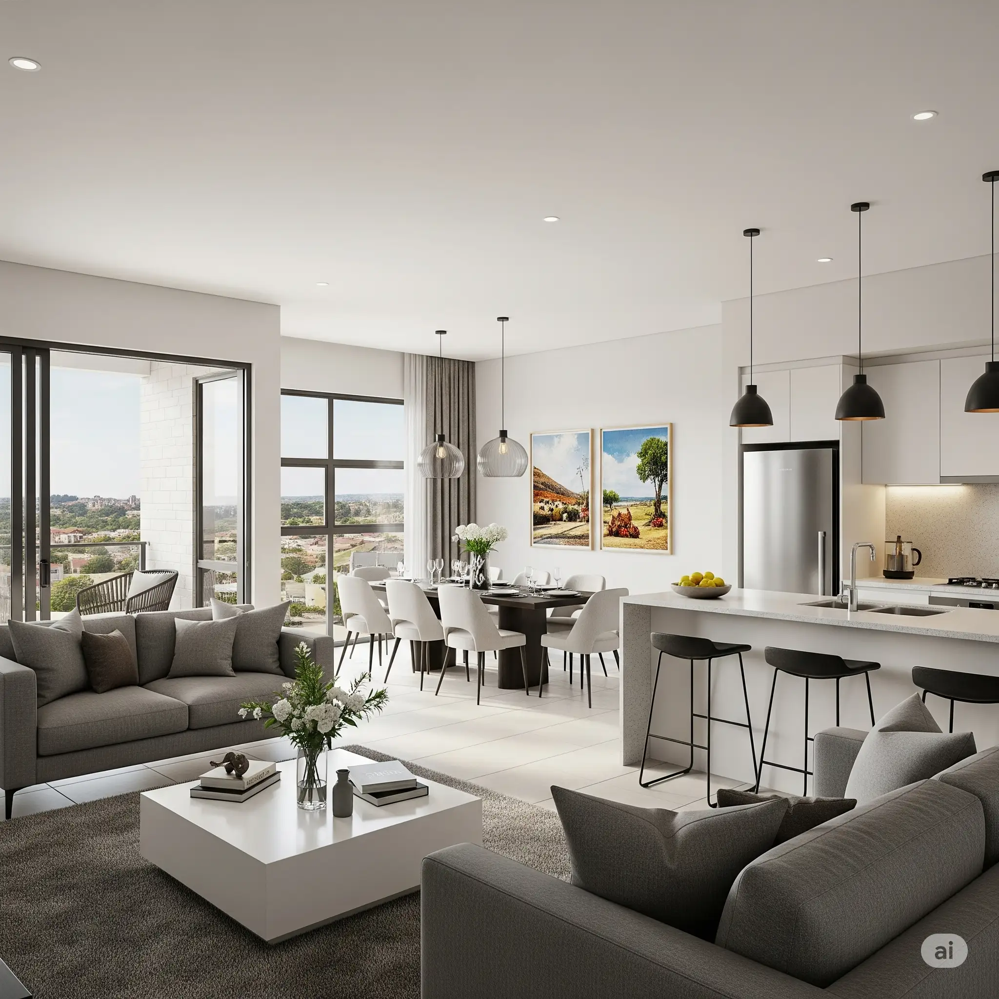 Modern North Riding apartment with stylish furnishings and design elements